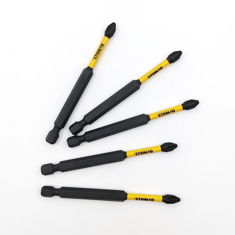 DEWALT Original PH2/SL8 Slotted Impact Drill Bits Hex Shank Impact Screwdriver Bit Storage Holder Tool Attachments