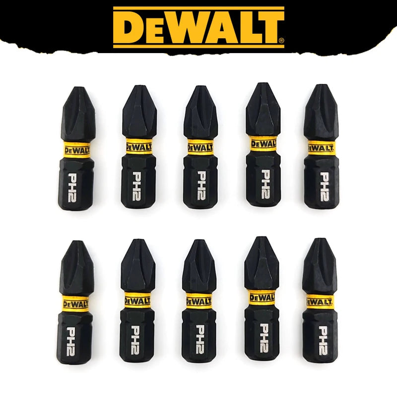DEWALT Original PH2/SL8 Slotted Impact Drill Bits Hex Shank Impact Screwdriver Bit Storage Holder Tool Attachments