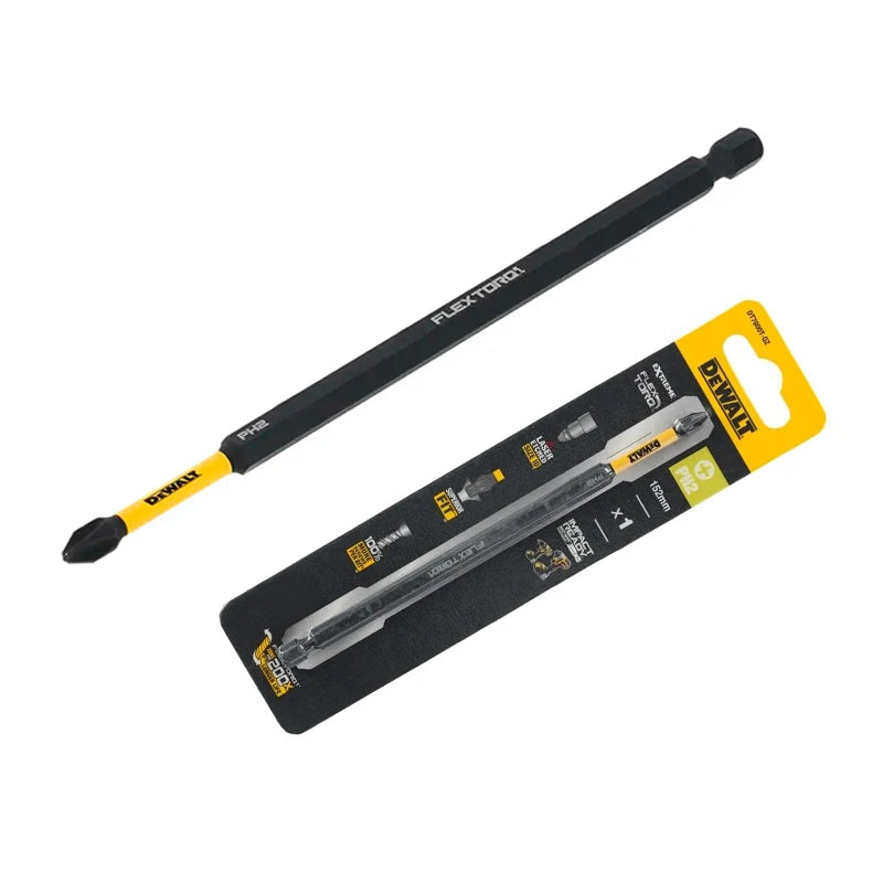 DEWALT Original PH2/SL8 Slotted Impact Drill Bits Hex Shank Impact Screwdriver Bit Storage Holder Tool Attachments