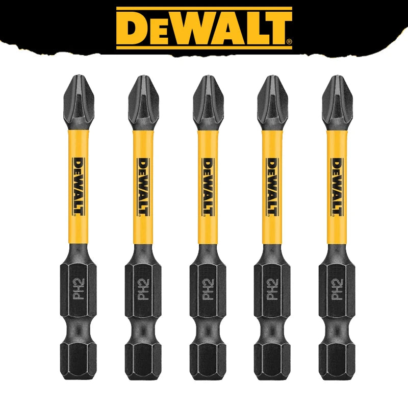DEWALT Original PH2/SL8 Slotted Impact Drill Bits Hex Shank Impact Screwdriver Bit Storage Holder Tool Attachments