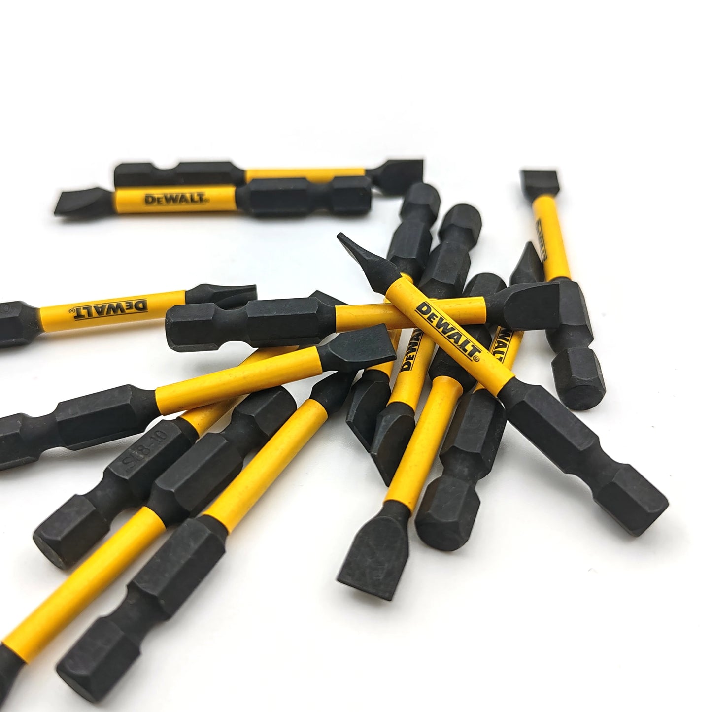 DEWALT Original PH2/SL8 Slotted Impact Drill Bits Hex Shank Impact Screwdriver Bit Storage Holder Tool Attachments