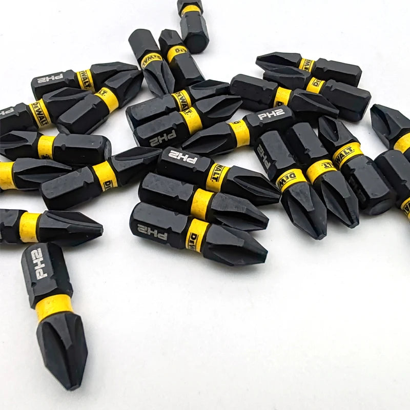 DEWALT Original PH2/SL8 Slotted Impact Drill Bits Hex Shank Impact Screwdriver Bit Storage Holder Tool Attachments