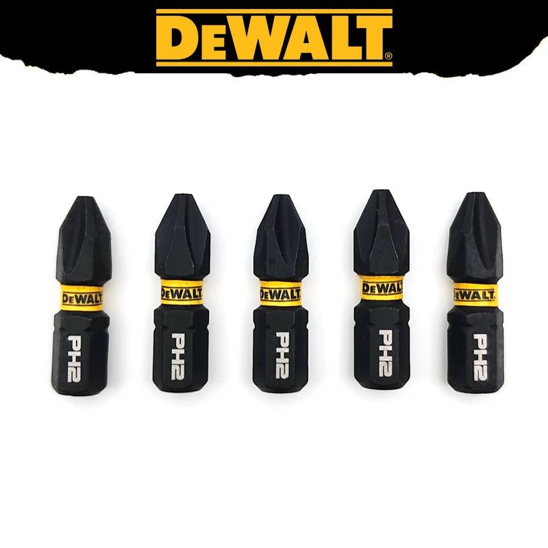 DEWALT Original PH2/SL8 Slotted Impact Drill Bits Hex Shank Impact Screwdriver Bit Storage Holder Tool Attachments