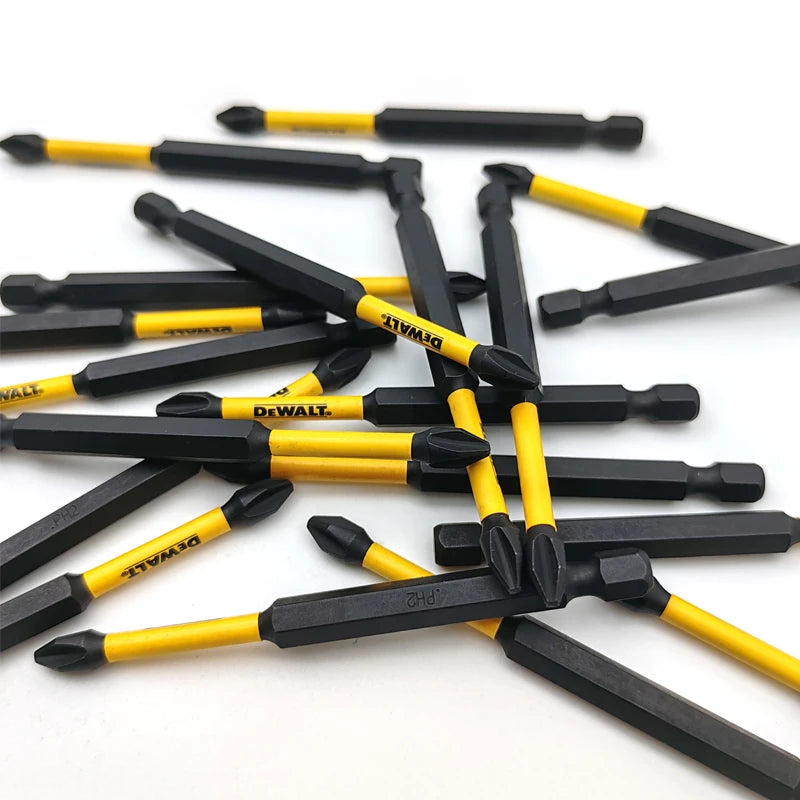 DEWALT Original PH2/SL8 Slotted Impact Drill Bits Hex Shank Impact Screwdriver Bit Storage Holder Tool Attachments