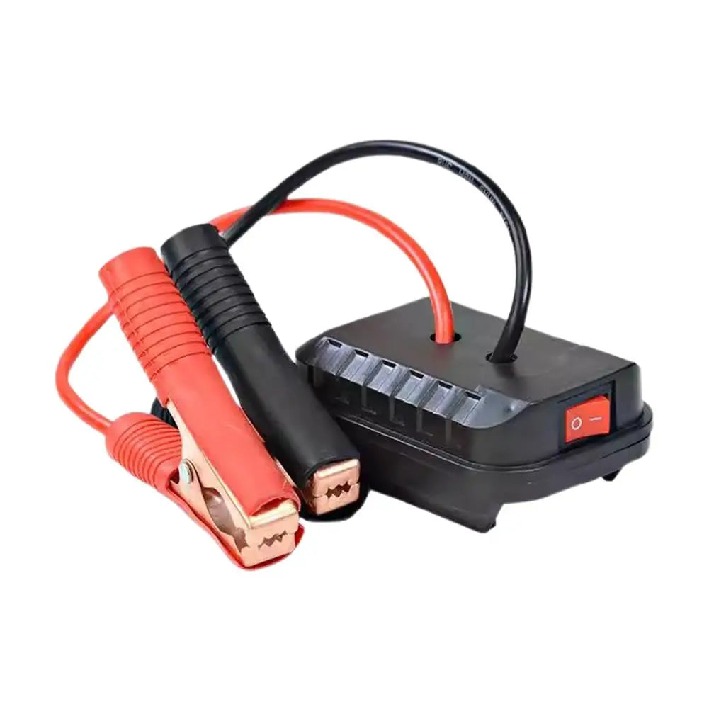 Jumper Cable Clamps with Adapter Car Emergency Booster Clamp Cables Replacement Portable Car Battery Charger Jump Starter