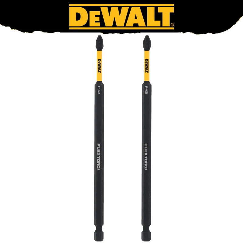 DEWALT Original PH2/SL8 Slotted Impact Drill Bits Hex Shank Impact Screwdriver Bit Storage Holder Tool Attachments
