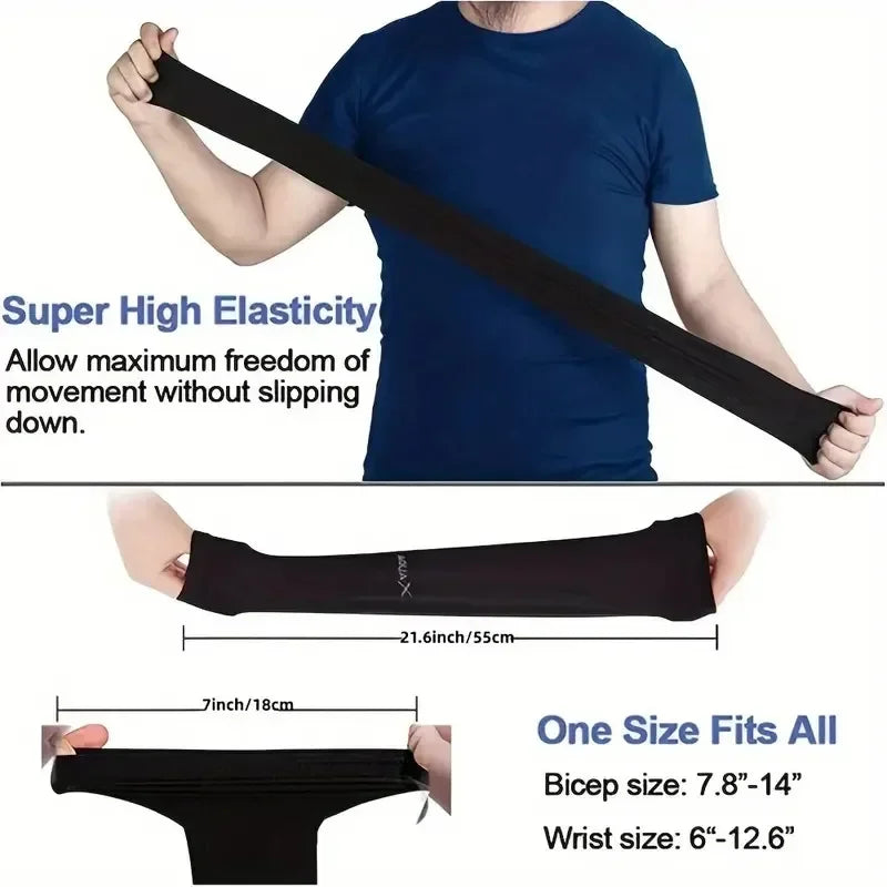 Summer UV protection Breathable Sun Protection Sleeves Breathable UV Protective Gear for Sports Driving Outdoor Adventures