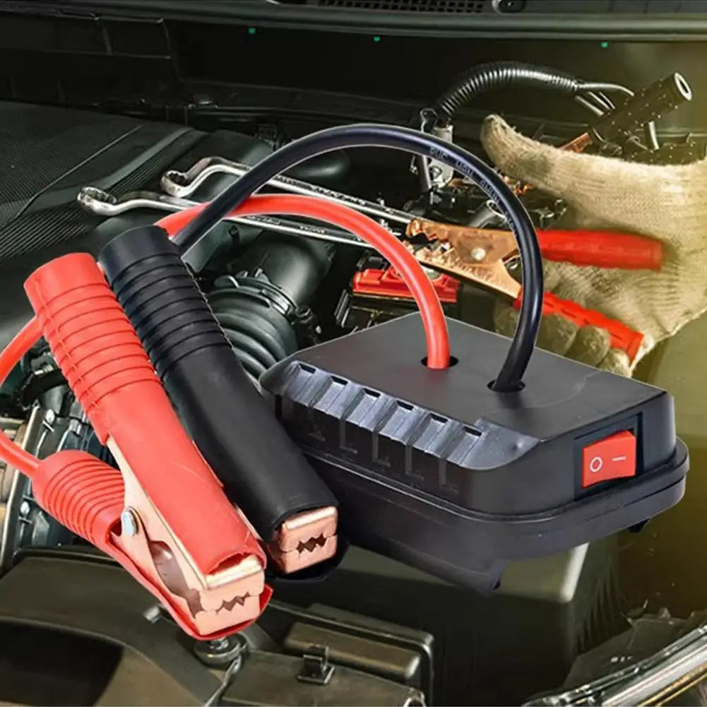 Jumper Cable Clamps with Adapter Car Emergency Booster Clamp Cables Replacement Portable Car Battery Charger Jump Starter