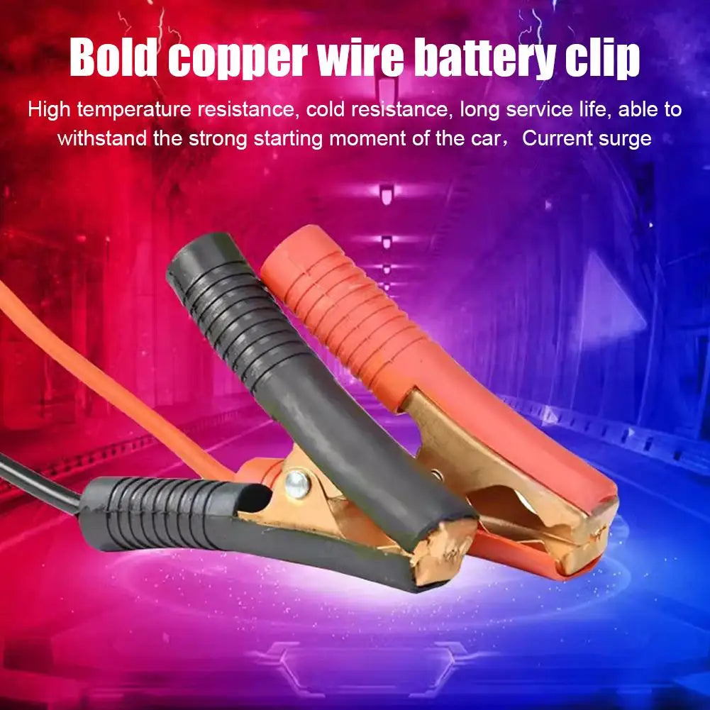 Jumper Cable Clamps with Adapter Car Emergency Booster Clamp Cables Replacement Portable Car Battery Charger Jump Starter