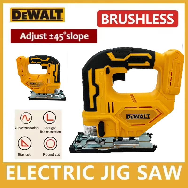Dewalt 2700RPM Brushless Curve Saw 20V Cordless Electric Jig Saw Portable Multifunction Adjustable Woodworking Power Tool