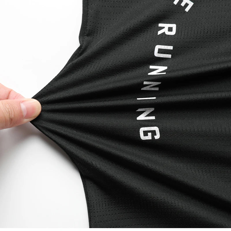 Men's running vest for summer Sports jogging and fitness vest Quick-drying men's fitness vest Mesh gym vest Men's sports vest