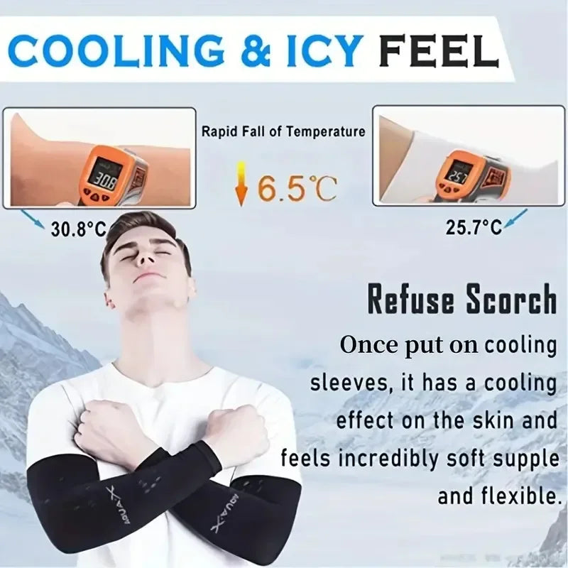 Summer UV protection Breathable Sun Protection Sleeves Breathable UV Protective Gear for Sports Driving Outdoor Adventures