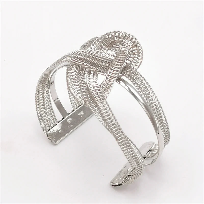 Fkewyy Fashion Weave Bracelets For Women Designer Luxury Jewelry Punk Wedding Love Bracelet Handmade Gift Gothic Bangles Girl