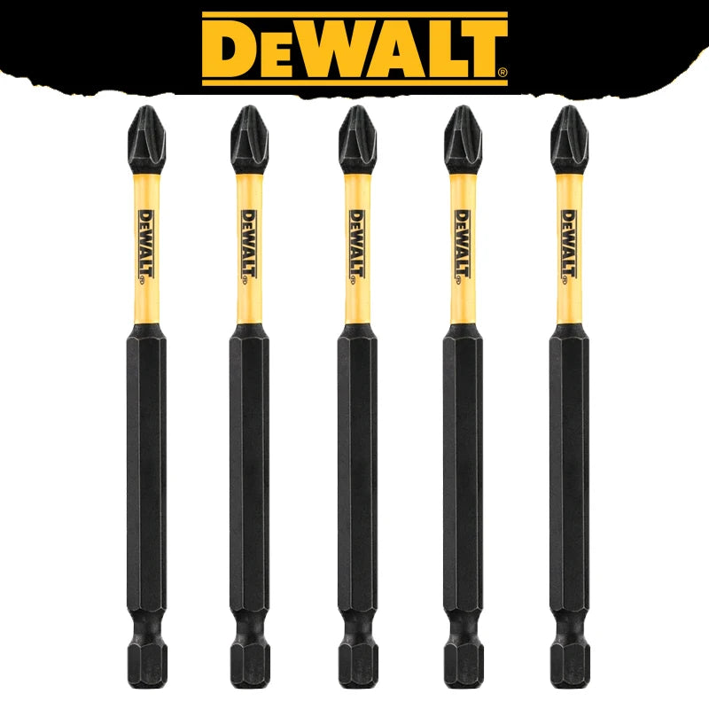 DEWALT Original PH2/SL8 Slotted Impact Drill Bits Hex Shank Impact Screwdriver Bit Storage Holder Tool Attachments